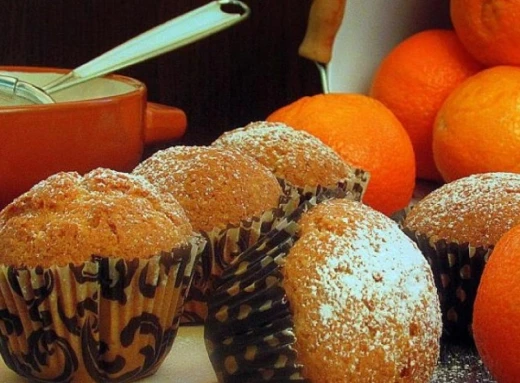 Легкий та ароматний рецепт мандаринових кексів фото