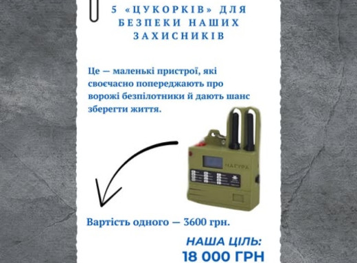 Палац дітей та молоді у Славутичі зібрав кошти на антидроновий пристрій для Захисників фото