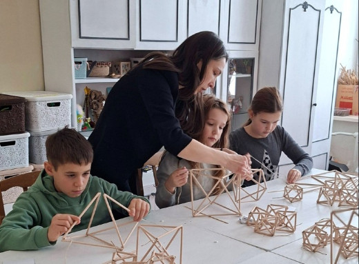 У Палаці дітей та молоді відродили традицію різдвяного павука фото