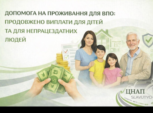 Виплати для ВПО продовжили: що змінилося і як отримати допомогу у Славутичі фото