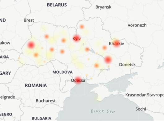 Мапа збоїв роботи Telegram в Україні: проблеми з додатком та вебверсією