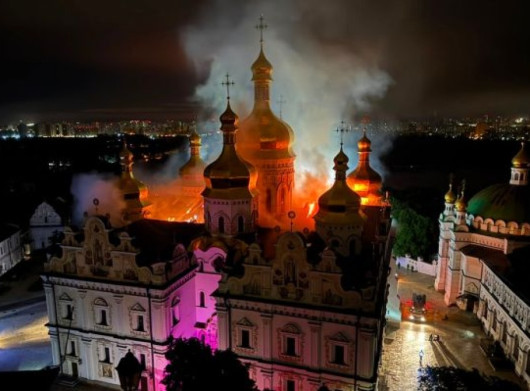 Збитки Києво-Печерської Лаври від обстрілу перевищують 500 млн грн