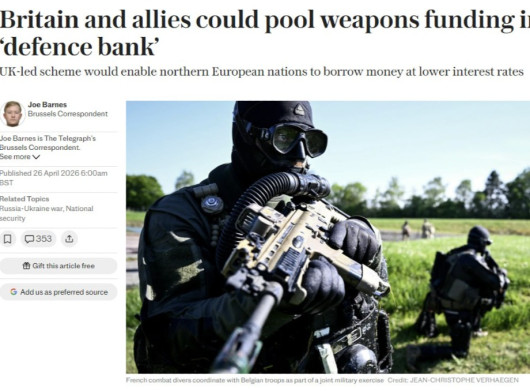 У Британії обговорюють створення «оборонного банку» для переозброєння союзників