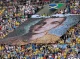 Вболівальники розгорнули банер із фото Назарія Гринцевича на матчі Україна – Бельгія