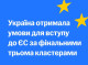 Україна отримала всі умови для вступу до ЄС: що це означає для країни