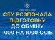 СБУ розпочала підготовку до масштабного обміну полоненими 1000 на 1000